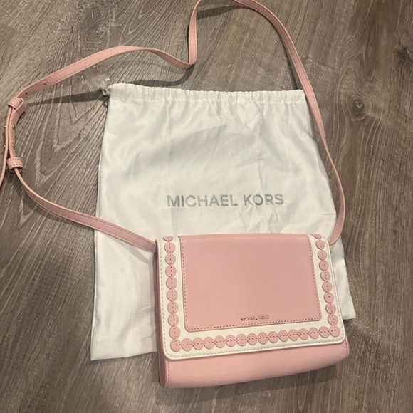 White Light Pink Mk Bag White Light Pink Michael Kors Handbag